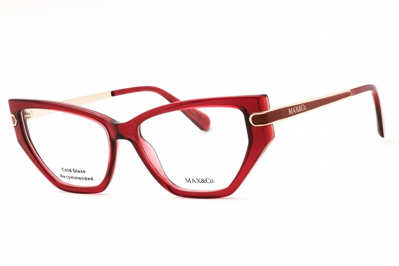 MAX & CO MO5170-069-54 Eyeglasses Frame Size 54mm 15mm 140mm BORDEAUX Women 889 gallery