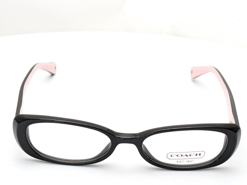 Coach Saige HC6016 5053 Oval Black Womens Eyeglasses 48mm gallery