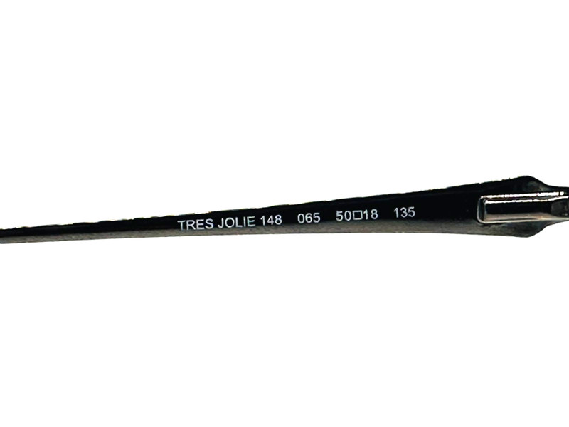 AUTHENTIC TRES JOLIE 148 065 Smokey Grey Women Eyeglasses 50mm 18 135 gallery