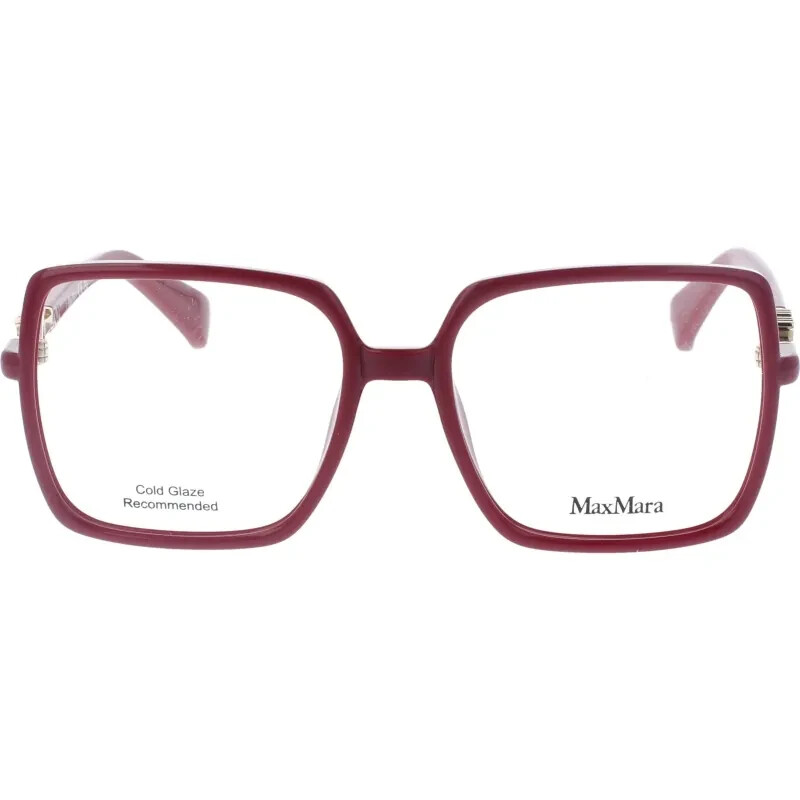 Max Mara MM5108-H 075 Fuschia Square Plastic Optical Eyeglasses Frame 55-17-140