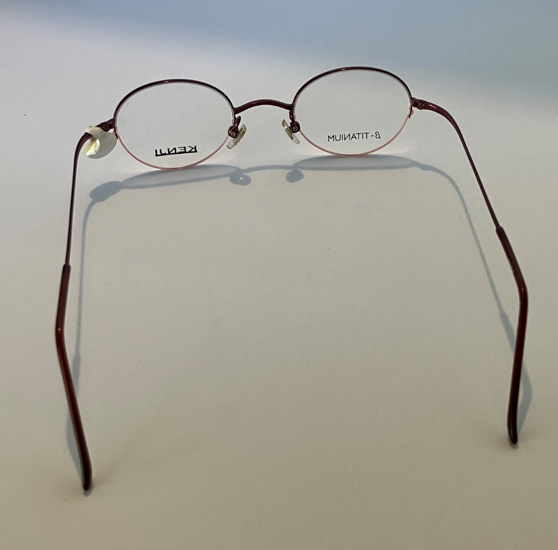 F9 1/2 RIM KENJI EYEGLASSES FRAMES KJ26 41-21-135 TITANIUM COL. 2 JAPAN gallery