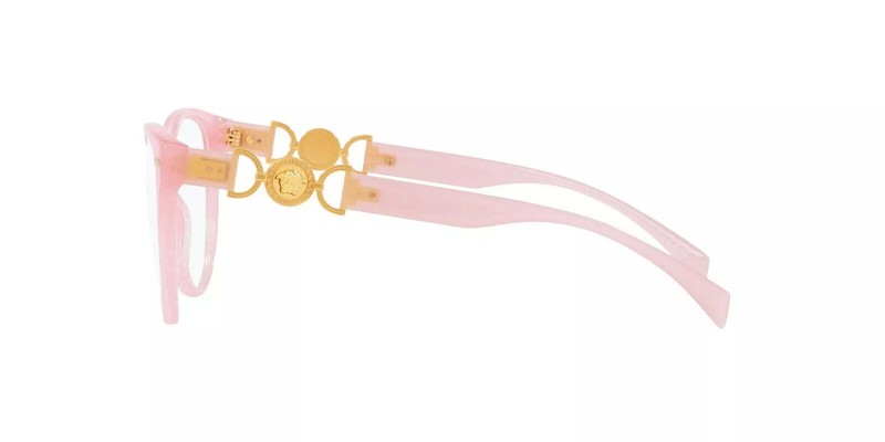 New VERSACE VE3334 5402 Pink Gold Cat Eye 55/17/140mm Authentic Eyeglasses gallery