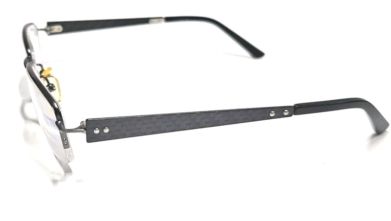 WIRED 6024 GUNMETAL CARBON 51/18/140 HALF RIMLESS EYEGLASSES gallery