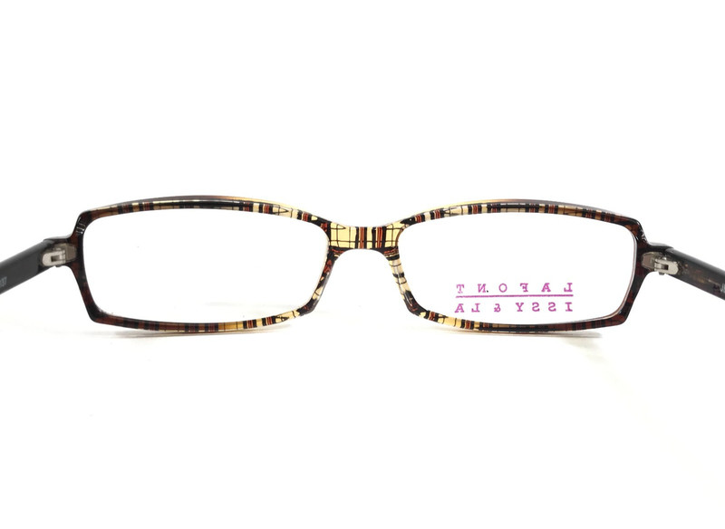 Lafont Issy & La Eyeglasses Frames MANUEL 817 Transparent Brown Check 51-14-137 gallery