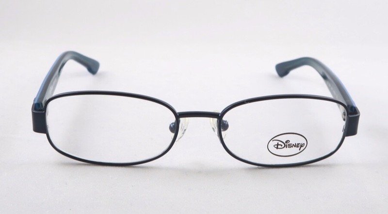 New DISNEY Cars Skull Eyeglasses 3E 1006 3011 Satin Navy Blue Clear Lens 47 mm