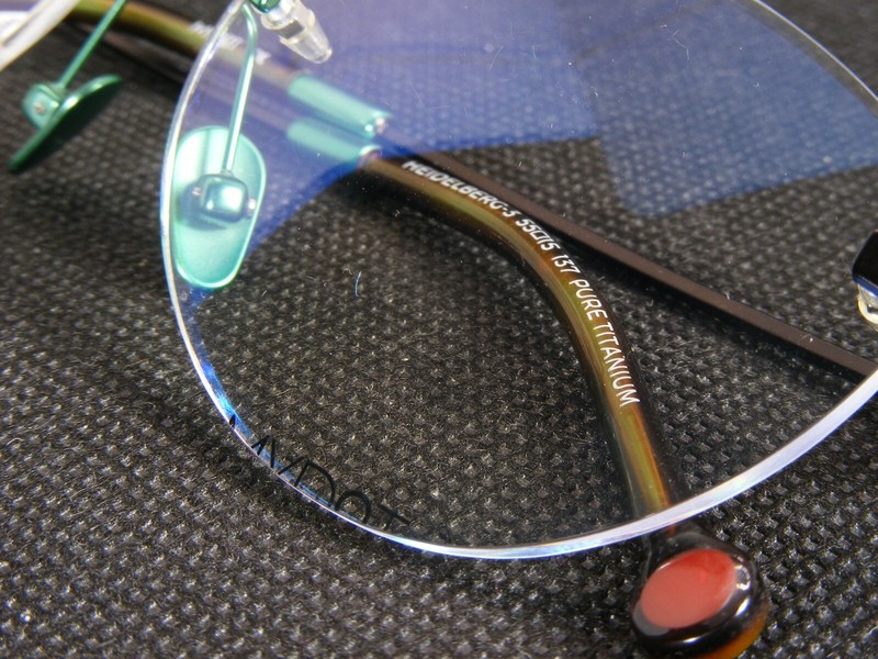 MyDot HEIDELBERG-3 Pine Green /Brown UNIQUE TITANIUM EYEGLASSES 55-15-137 Japan gallery
