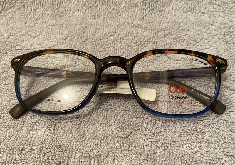 NEW Bio Eyes Willow BE 33 BWNBLTRT Eyeglasses Frames 50-20-140 – Retail $54
