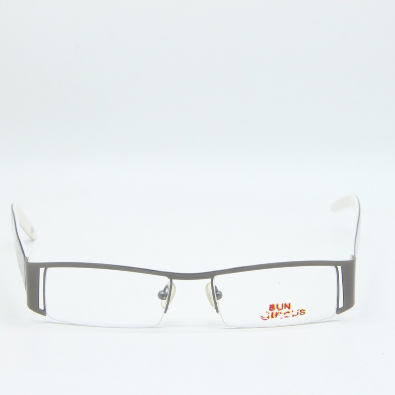 NEW SUN CIRCUS BY LILYB PATRICE C. 03 GREY WHITE AUTHENTIC EYEGLASSES 51-17 gallery