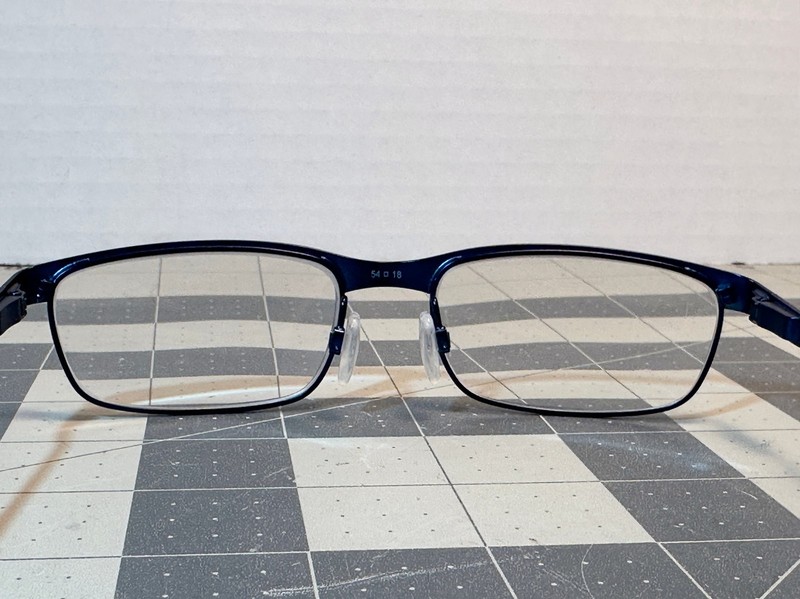 OAKLEY Steel Plate OX3222-0354 Metal Midnight Blue Eyeglasses 54-18 - FRAME ONLY gallery