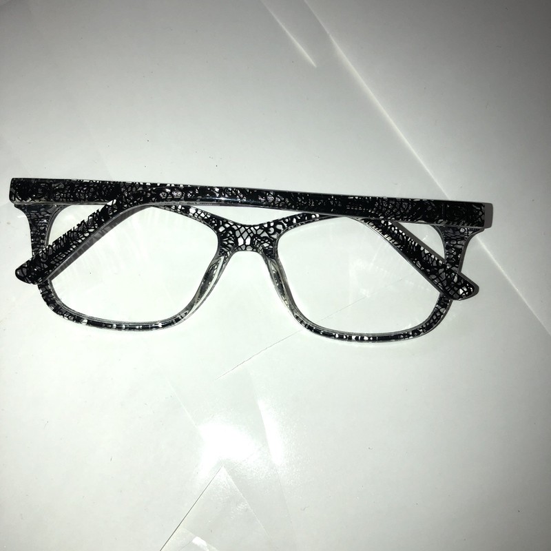 Bebe Eyeglasses Frames BB5213 011 Jet Lace Full Rim 52-16-135 gallery
