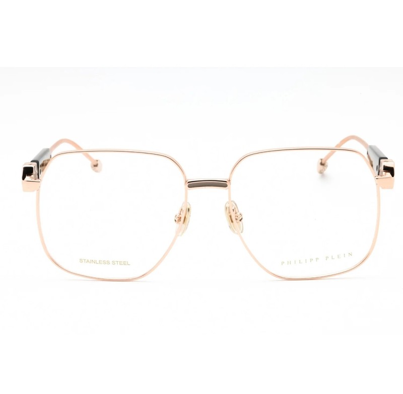 NEW PHILIPP PLEIN VPP126S 02AM COPPER GOLD AUTHENTIC EYEGLASSES 57-16-140 gallery