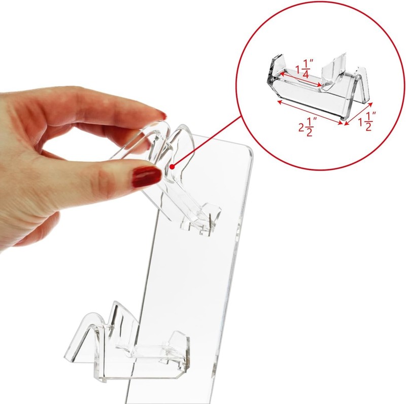 Versatile Acrylic Eyewear Display Stand for 4 Frames - Modern Sunglasses Holder gallery