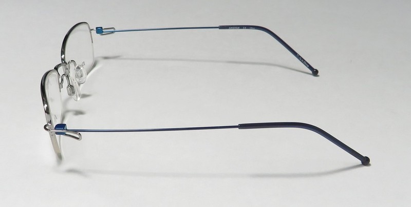 NEW ARISTAR 17261 EYEWEAR 583 WOMENS DESIGNER HALF-RIM 50-18-140 SILVER METAL & gallery