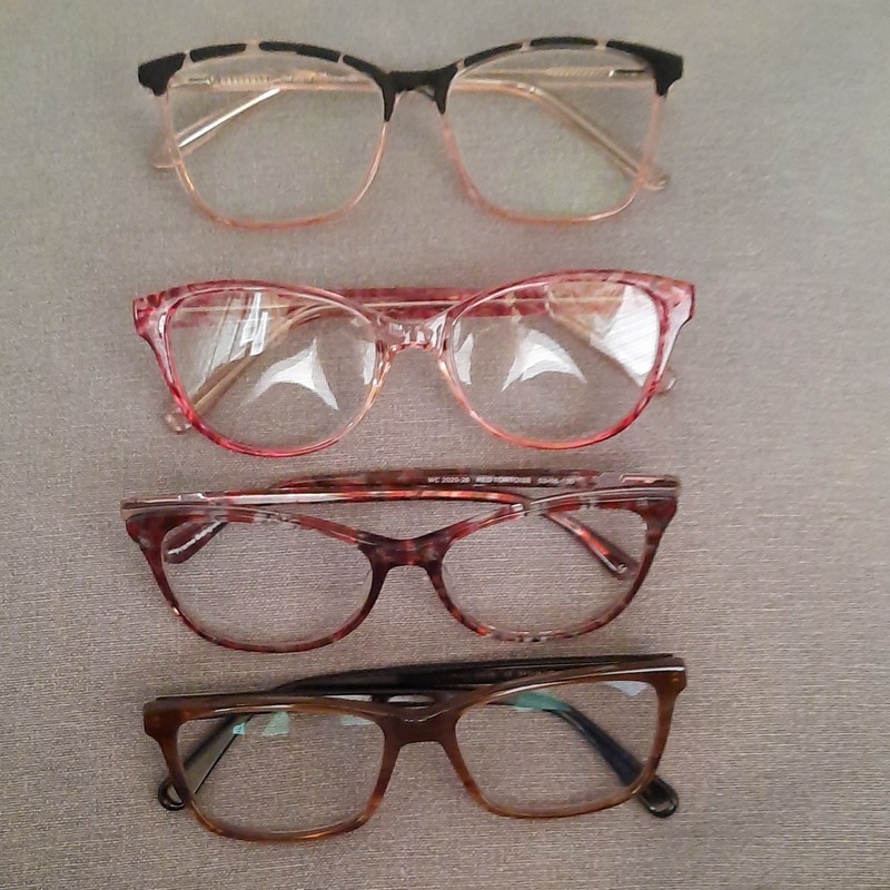 Women’s Red Tortoise Cat Eye Full Rim Plastic Eyeglass Frames 53-16-135