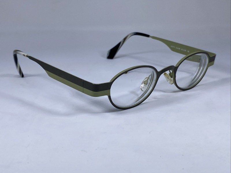 AXEL S. “CAMPUS” AX771 COL.66 Germany Green Matte Eyeglasses Frame 42-20mm gallery