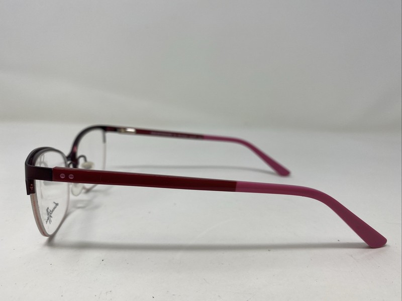 Seventy One SWARTHMORE BURGUNDY 52-16-135 Half Rim Eyeglasses Frame VU29 gallery