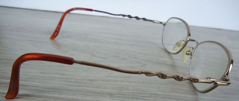 Hana Collections Frame Hong Kong VTG Eyeglass Frames 630 Brown Smokey Quartz gallery