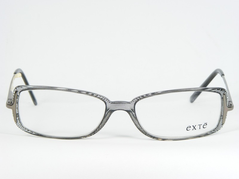 EXTE EX 149 04 BLACK /CLEAR /GUNMETAL EYEGLASSES FRAME EX14904 52-16-135mm Italy gallery