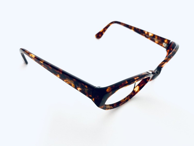 VTG Elizabeth Arden Brown Tortoise Lucite Oval Glasses EA SUN 50 15 130 gallery