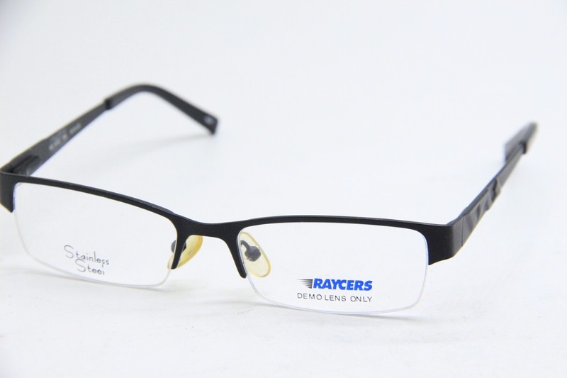 NEW RAYCERS KB 0012 BK BLACK AUTHENTIC EYEGLASSES 49-16