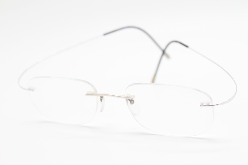 SILHOUETTE 7799 10 6050 SILVER BLACK TITAN AUTHENTIC EYEGLASSES ..-21