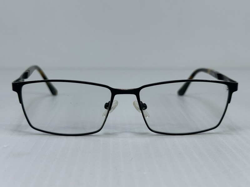 Hackett London HEK1269 Eyeglasses Frames Black Metal Rectangular 57-16-150 gallery