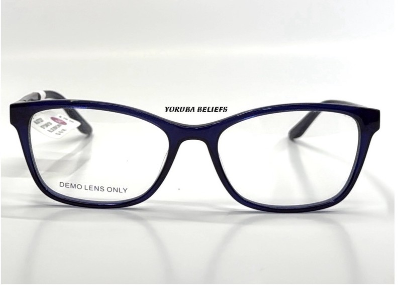 New Blue/Brown Eyeglass Frame 52-16-140 NWT