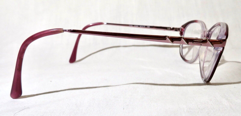 Stereoflex 1556 C593 Eyeglasses, eyewear frames, Clear fade/Rose metal arms gallery