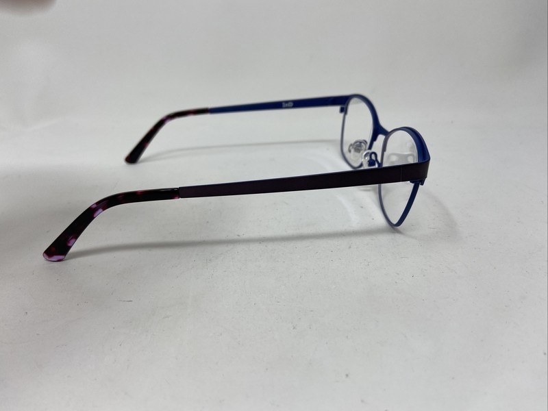 InD EYEWEAR 393 C1 52/17/140 DARK PURPLE BLUE EYEGLASSES FRAME HJ76 gallery