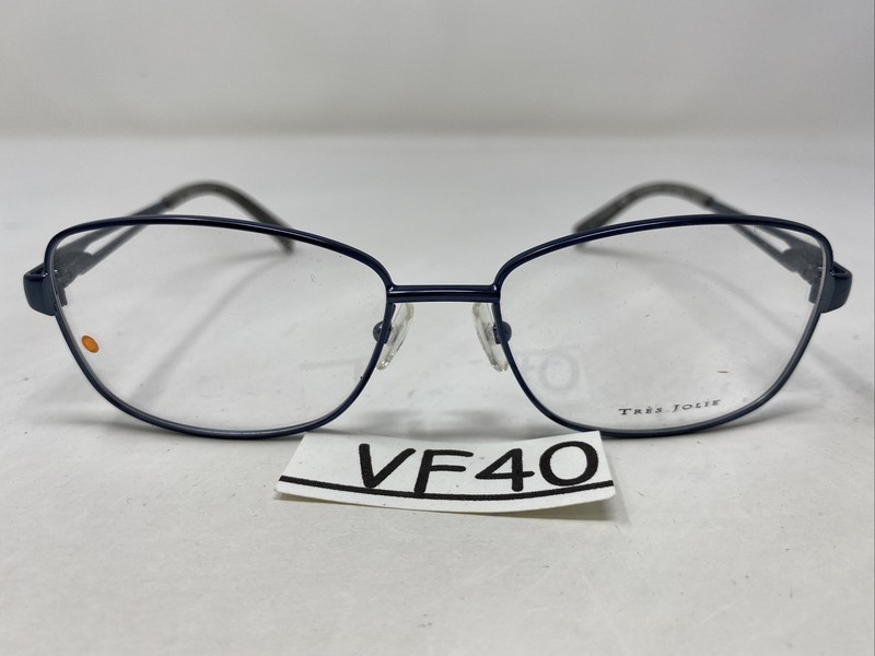 Tres Jolie TRES JOLIE 170 320 53-16-135 Blue Full Rim Eyeglasses Frame VF40 gallery
