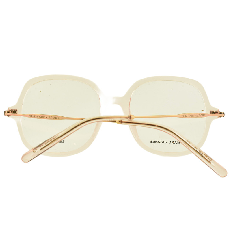 NEW!! MARC JACOBS 616 35J Transparent Pink Square Full Rim Womens Optical Frame gallery