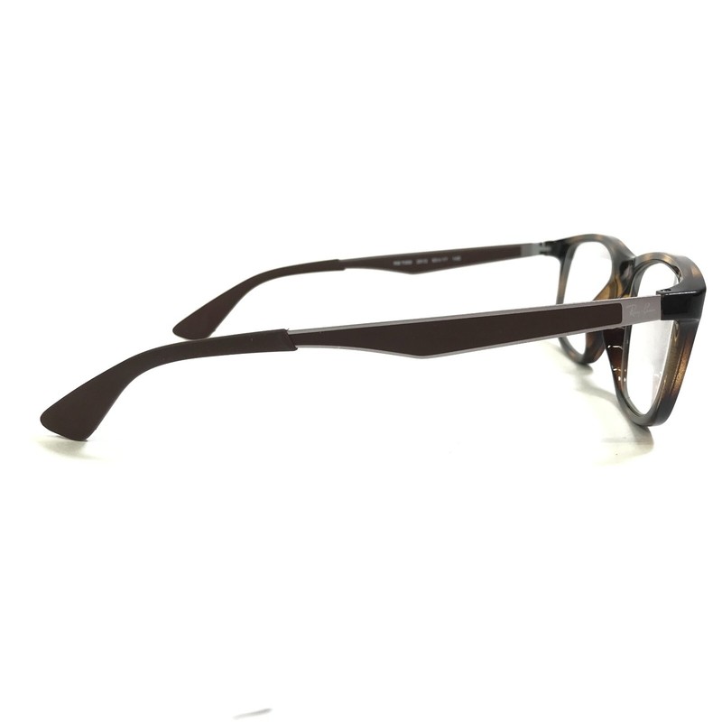 Ray-Ban Eyeglasses Frames RB7055 2012 Tortoise Brown Gray Rectangular 53-17-145 gallery