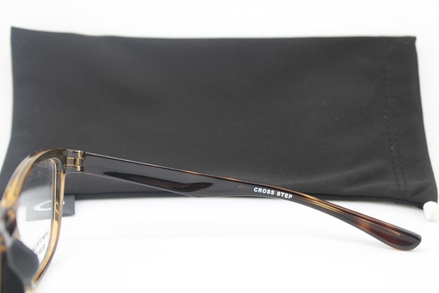 NEW OAKLEY OX8106-0452 CROSS STEP BROWN TORTOISE AUTHENTIC EYEGLASSES 52-16 gallery