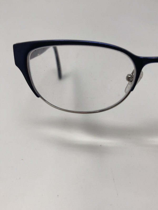 TORY BURCH TY1045 3127 Eyeglasses Frame 52-16-135 Navy Blue/Silver Split RT55 gallery