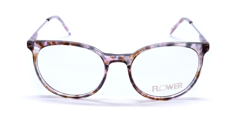 NEW FLOWER 6048 AZALEA EYEGLASS FRAME OVAL 52-18-140 PINK 681 PLASTIC FULL-RIM gallery