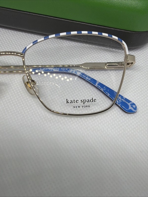 KATE SPADE LIORA/G Eyeglasses Eye Glasses GD STR BL E1S Authentic New 54mm Women gallery