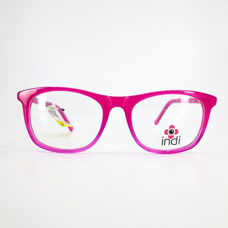 Indi KG 8001 FU Eyeglasses Frames Pink kids opticals 47-16-132