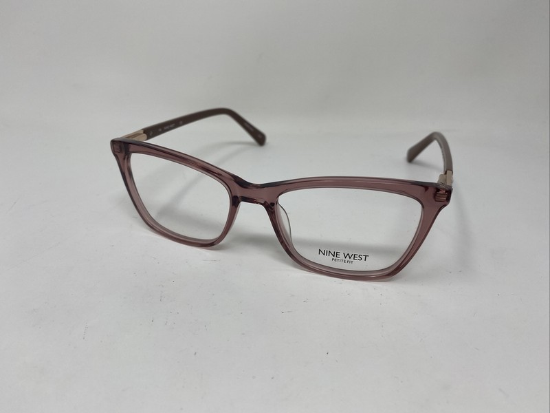 NINE WEST EYEWEAR PETITE FIT NW5191 601 49/16/135 PINK FLEX HINGE EYEGLASS !P33
