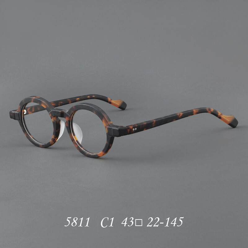 New Acetate Retro Round Eyeglasses Women Men Luxury Glasses Luxury Spectacles