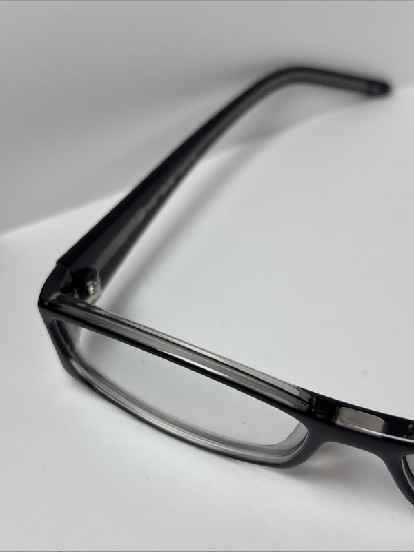 FGX WP 1016 BK/CR 53-14-135 Black Crystal Plastic Full Rim Eyeglasses Frame Demo gallery