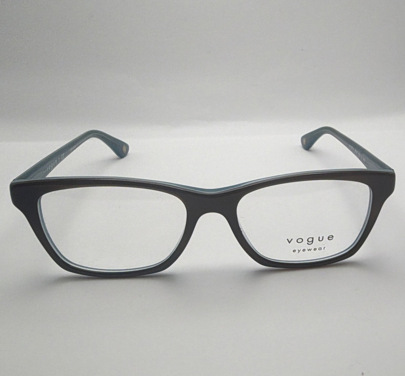 Vogue VO2714 52/16 140 Plastic Full Rim Rectangular Eyeglass Frames Blue 5061