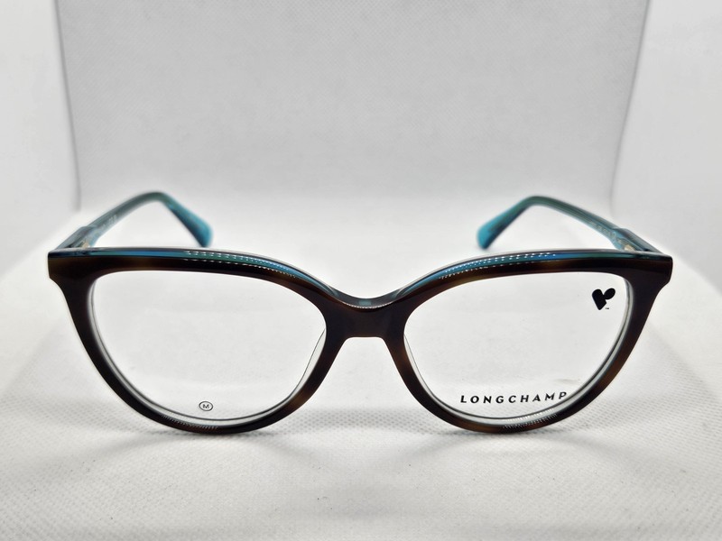Longchamp LO2717 2717 220 Havana Azure Brown Blue 53-16-140 Eyeglasses Frames