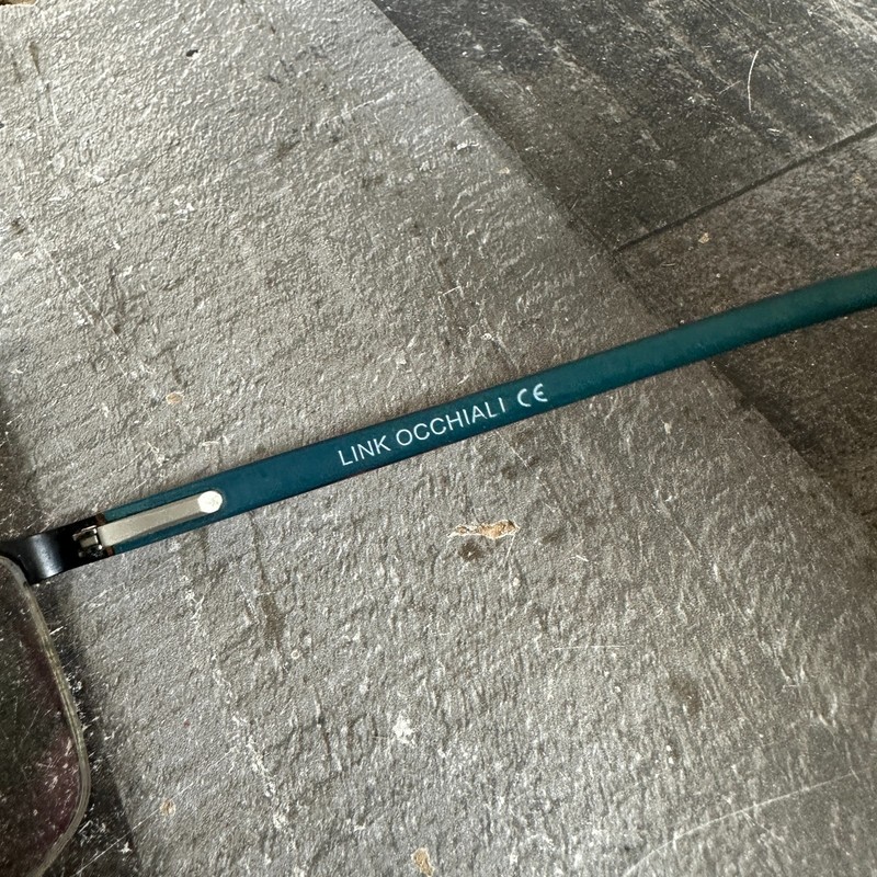LINK OCCHIALI FRAMES ONLY EYEGLASSES LINK 5385 C21 BLACK GREEN 56-17-145 gallery