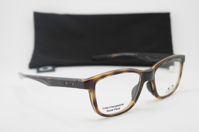 NEW OAKLEY OX8106-0452 CROSS STEP BROWN TORTOISE AUTHENTIC EYEGLASSES 52-16 gallery
