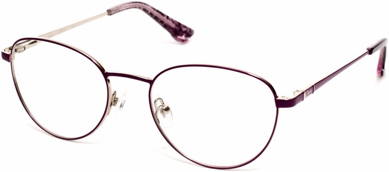 Candie’s CA0168 078 Purple Women’s Metal Round Eyeglasses Frame 50-18-135 RX LP