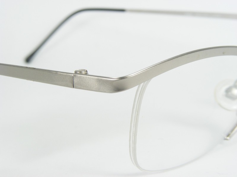 Vintage NOS STING by ATAIR 3964 615 SILVER EYEGLASSES GLASSES FRAME 46-19-134mm gallery