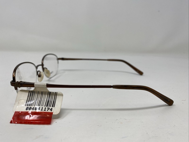 Bellissima BL 115 TAUPE 53-18-135 Metal Half Rim Eyeglasses Frame (745 gallery