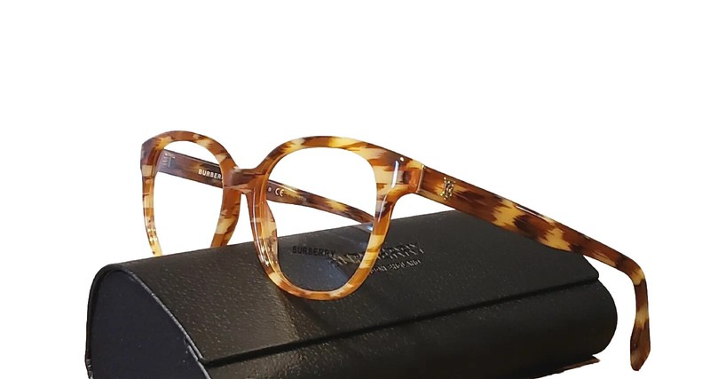 Burberry BE 2332 Scarlett Eyeglasses 3915 Spotted Brown Frames 52-17-140