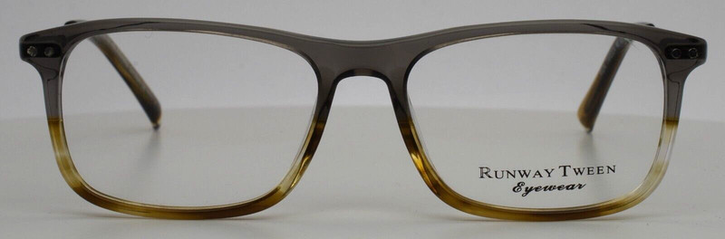 RUNWAY TWEEN 26 Grey Demi Unisex Rectangle Full Rim Eyeglasses 48-15-135 B:33 gallery