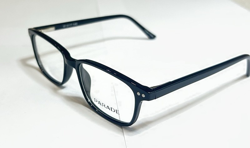 Parade PQ1763 Black Eyeglass Frames 51-17-145 New Old Stock
